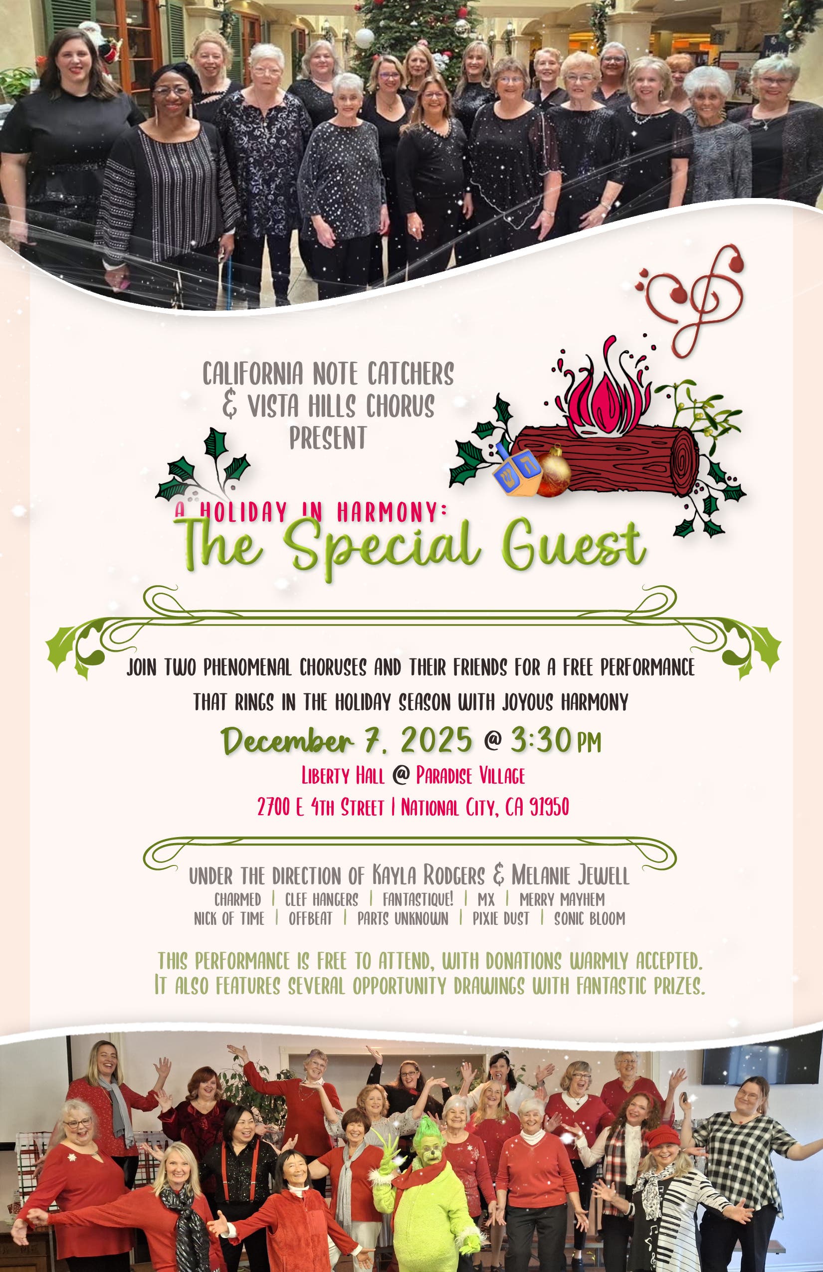 A Holiday in Harmony (a cappella performances)