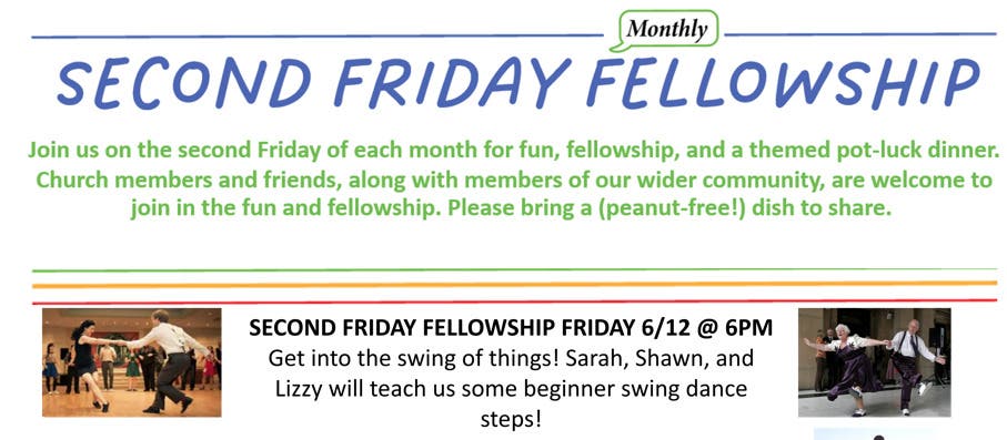 Second Friday Fellowship - Swing Dancing Introduction