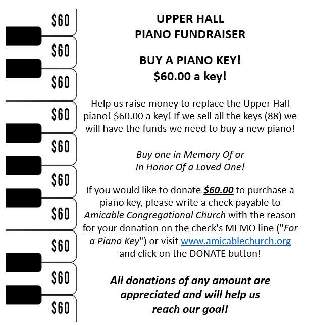 Fundraiser to replace our piano!
