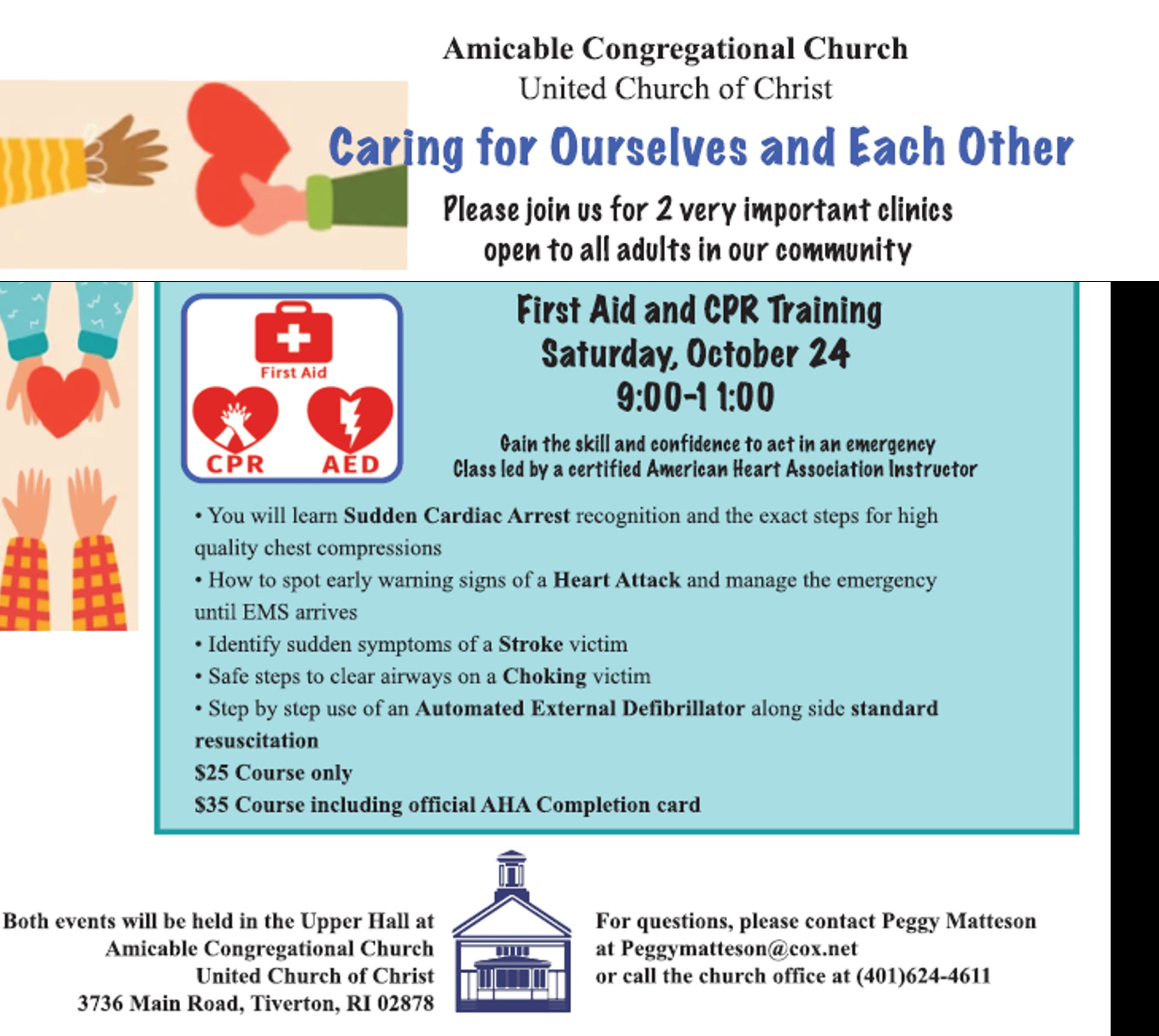 First Aid and CPR Training