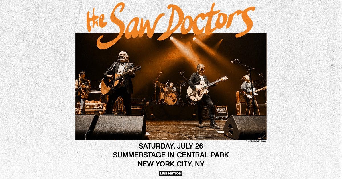 The Saw Doctors -Live in Central Park July 26