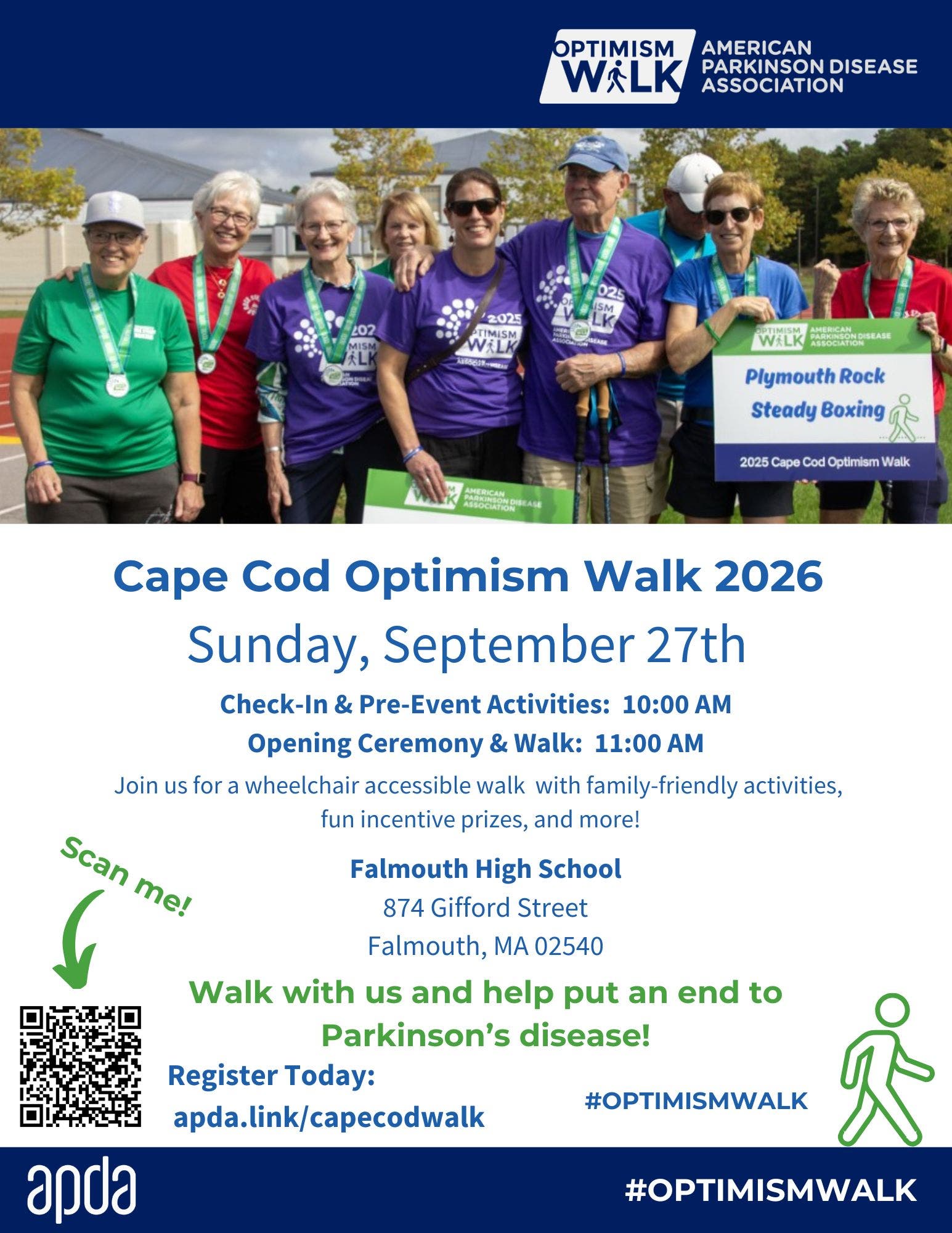 APDA Cape Cod Optimism Walk
