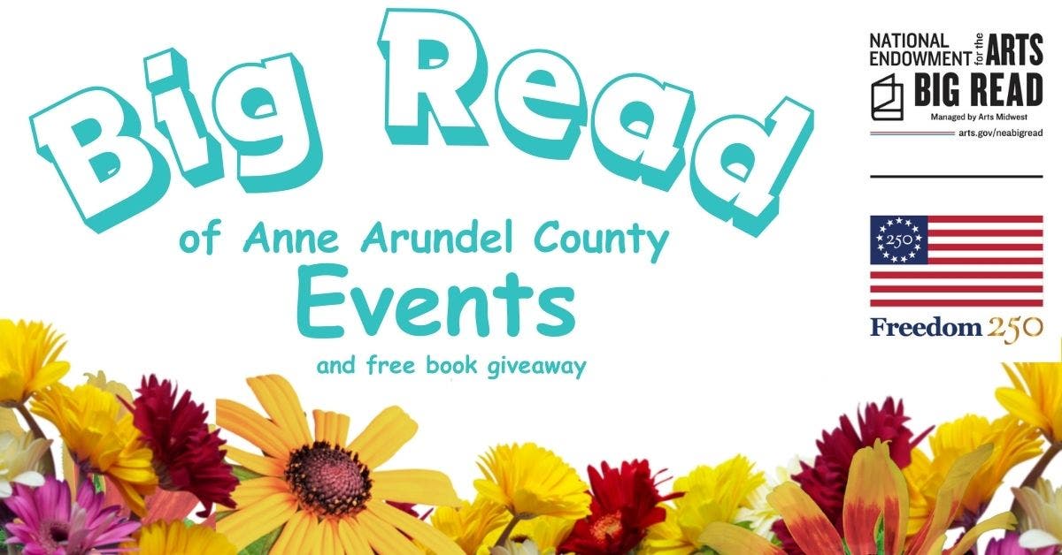 Big Read of Anne Arundel featuring events all month