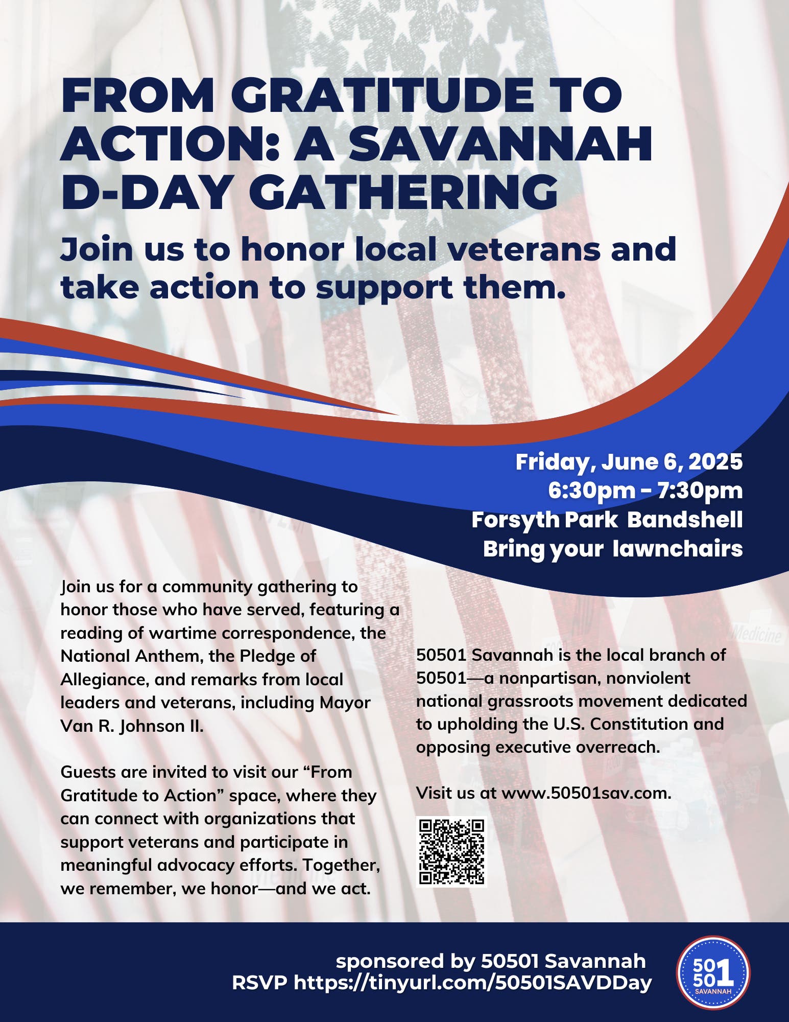 From Gratitude to Action - A Savannah D-Day Event