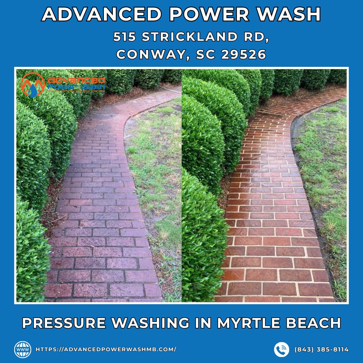 Pressure Washing in Myrtle Beach - Advanced Power Wash