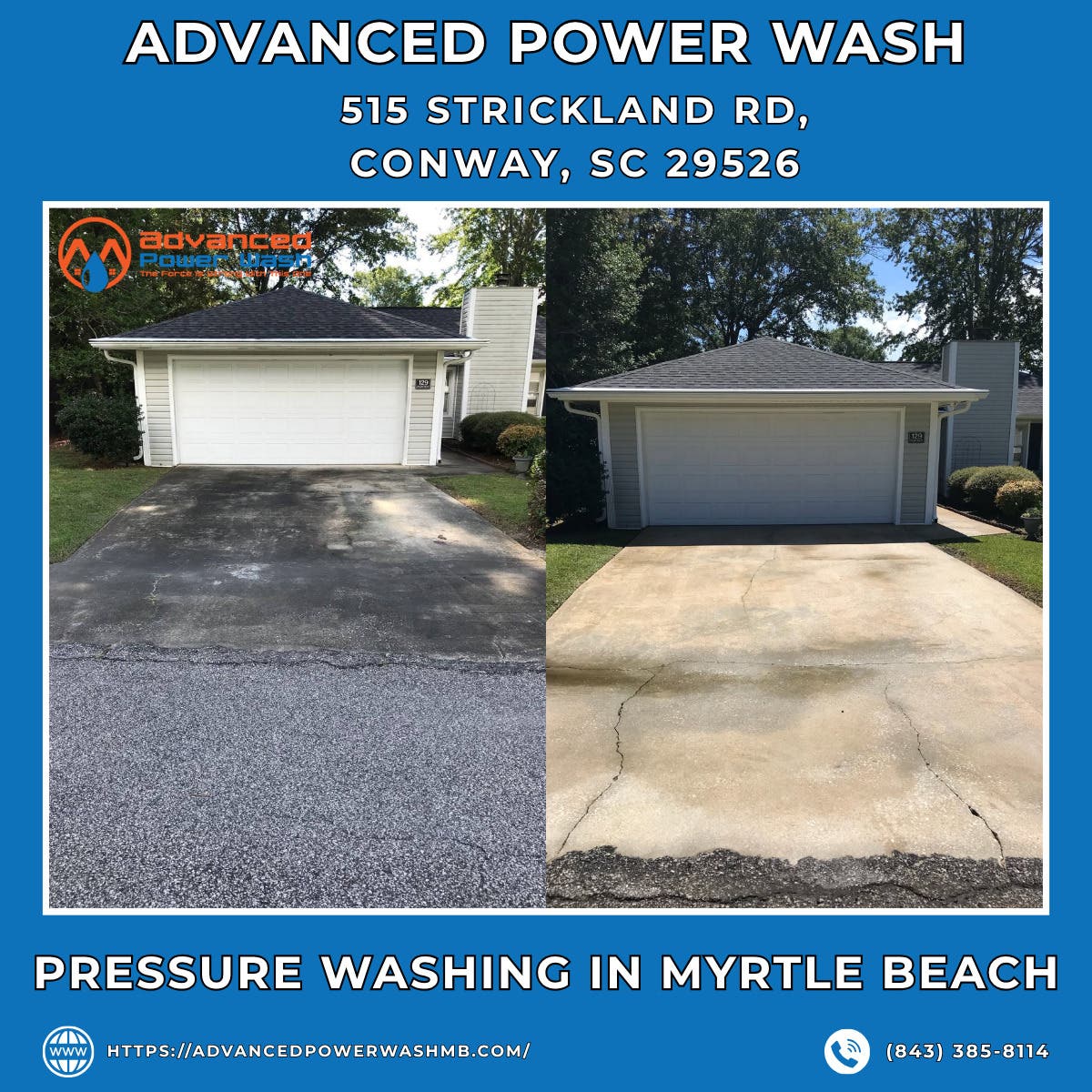 Pressure Washing in Myrtle Beach - Advanced Power Wash
