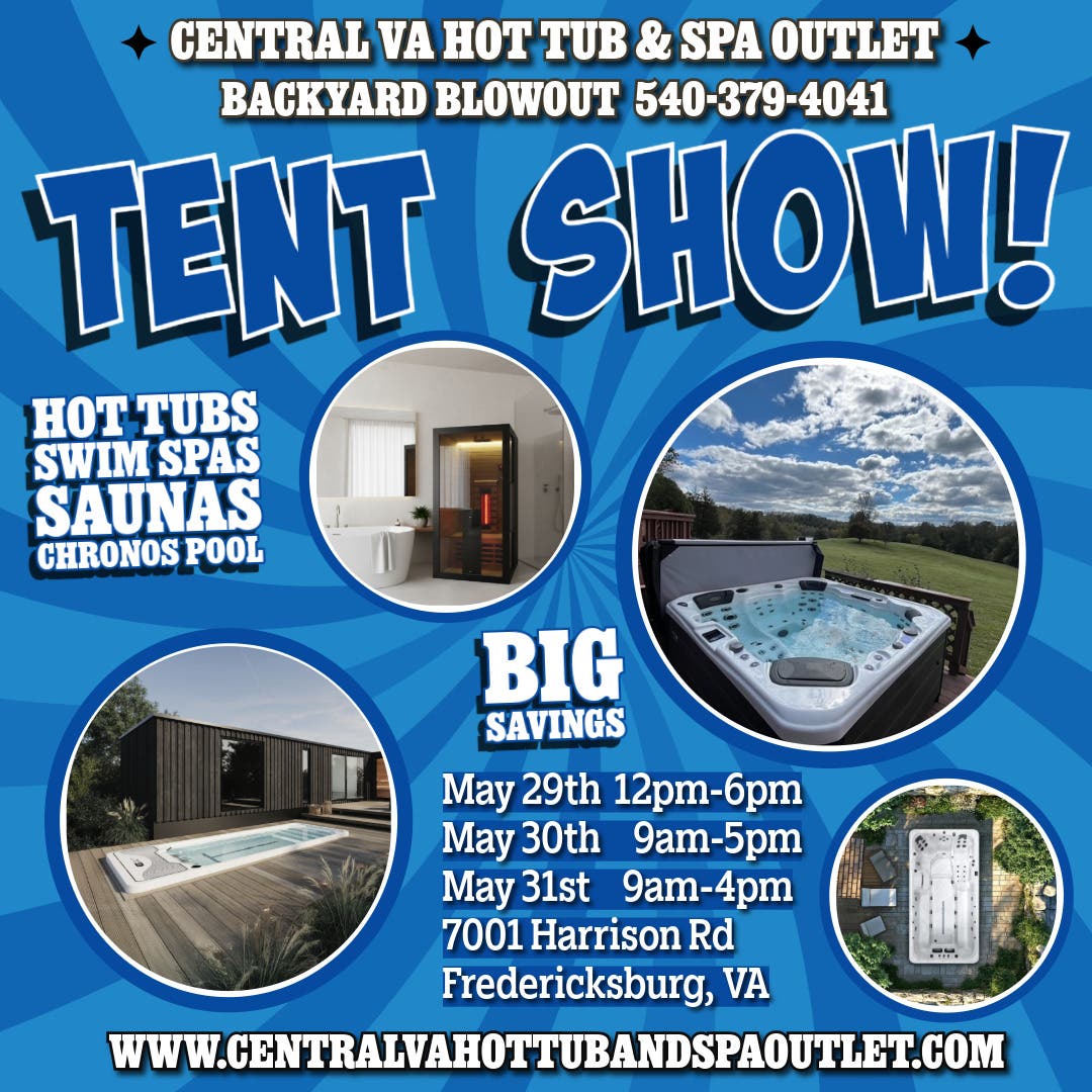 Central Va Hot Tub & Spa Outlet Tent Show
