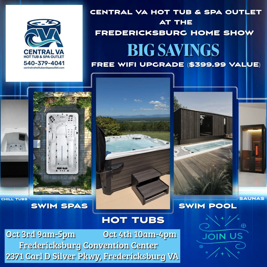 Central Va Hot Tub & Spa Outlet at the Fredericksburg Home Show