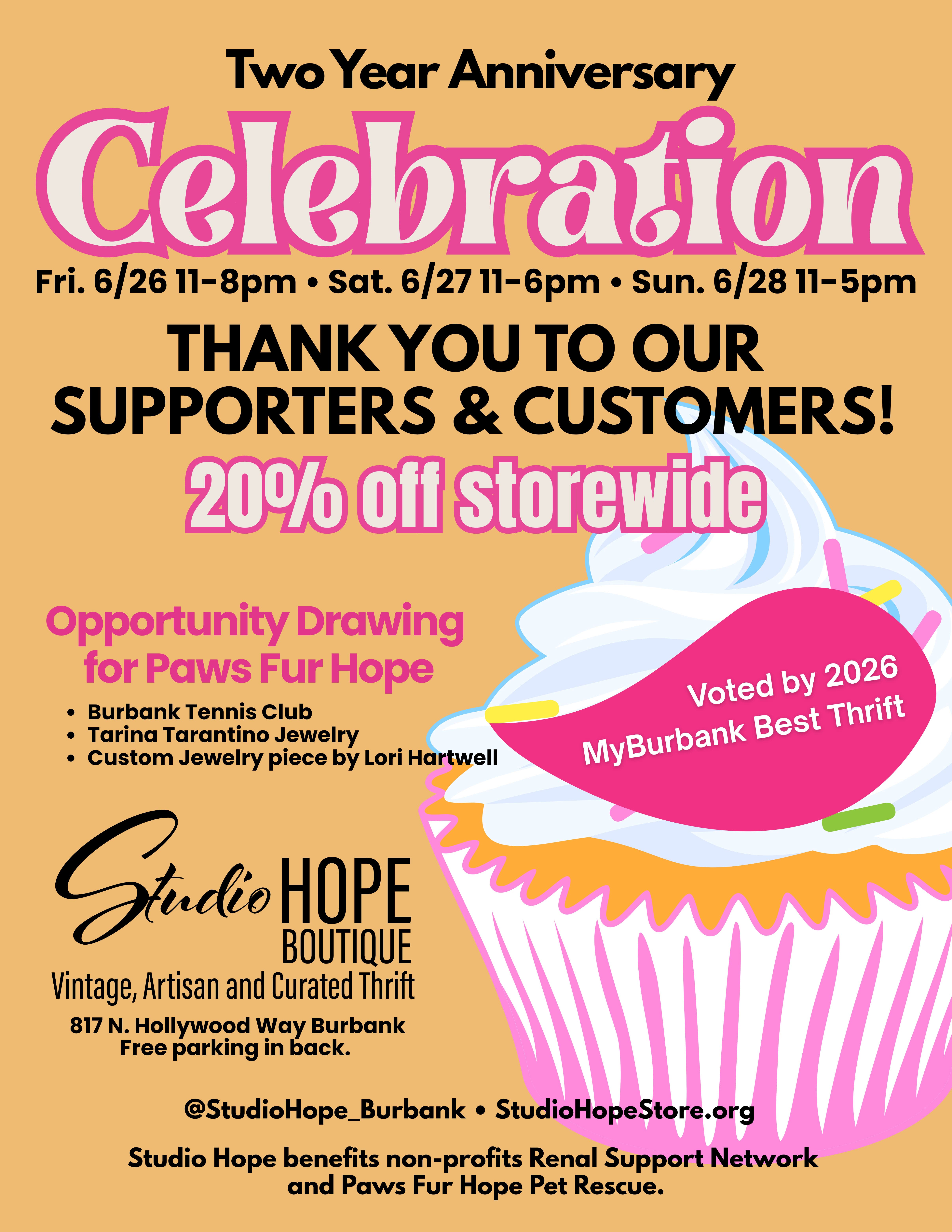 2 Year Anniversary Celebration