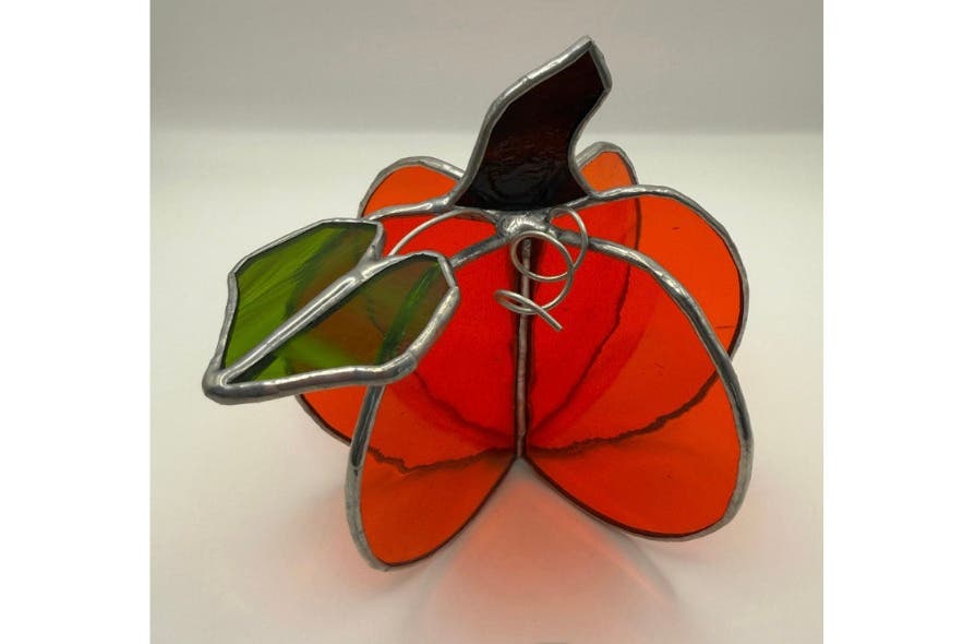 Stained Glass Fundamentals: 3D Pumpkin (Oct 10 12:00 - 4:00 pm)