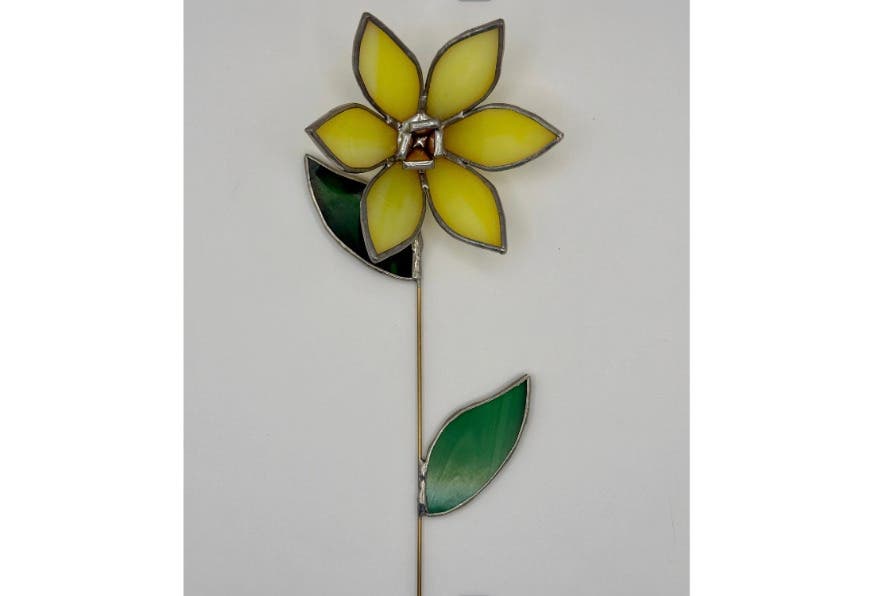 Intro to Soldering: 3D Glass Flower Garden Stake (Oct 22, 6:00 - 8:00 pm)