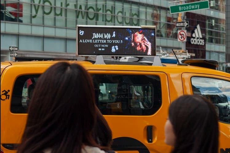 Taxi Rooftop Advertising NYC
