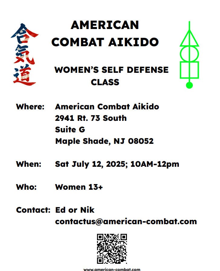 Women's Self Defense Class