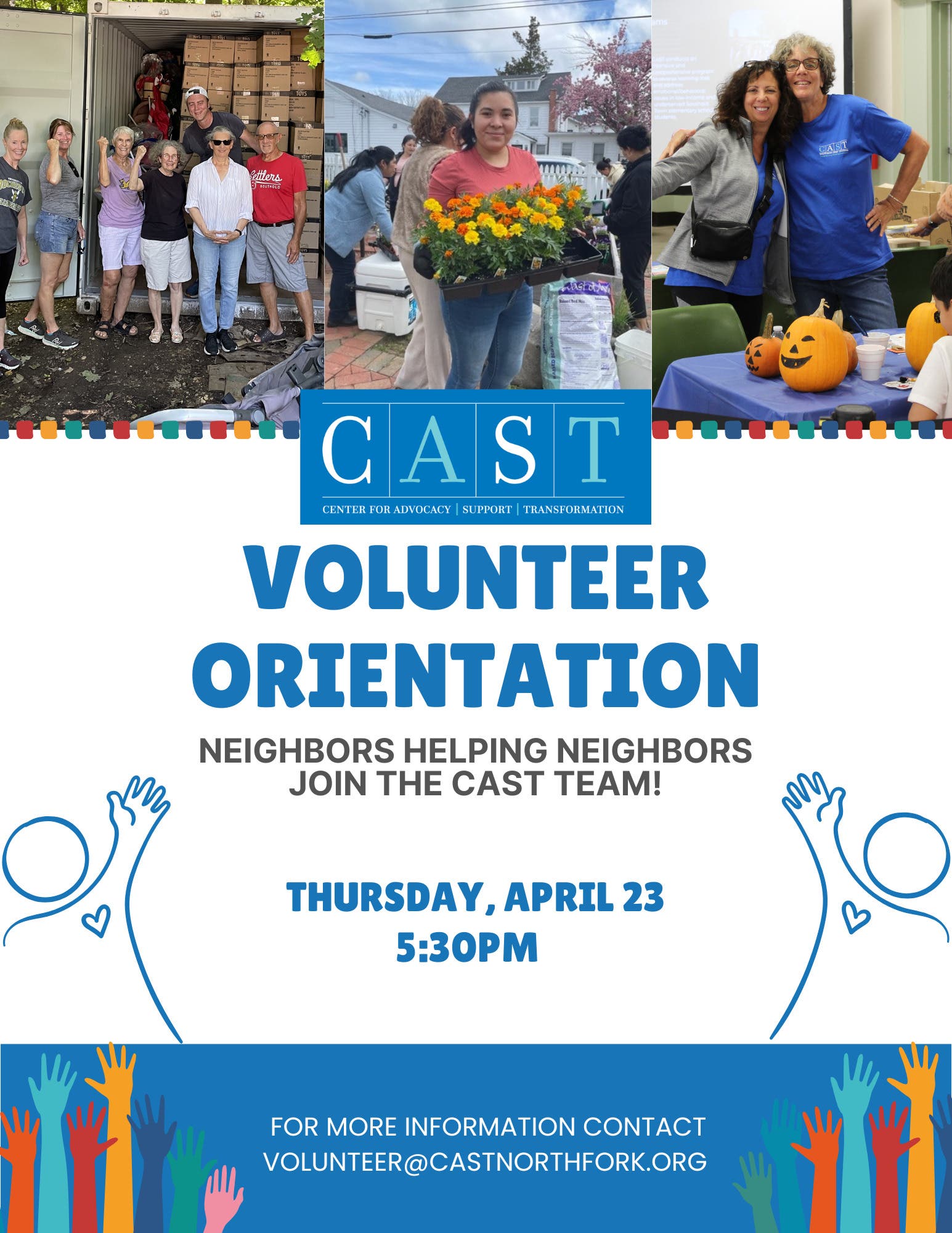CAST Volunteer Orientation 