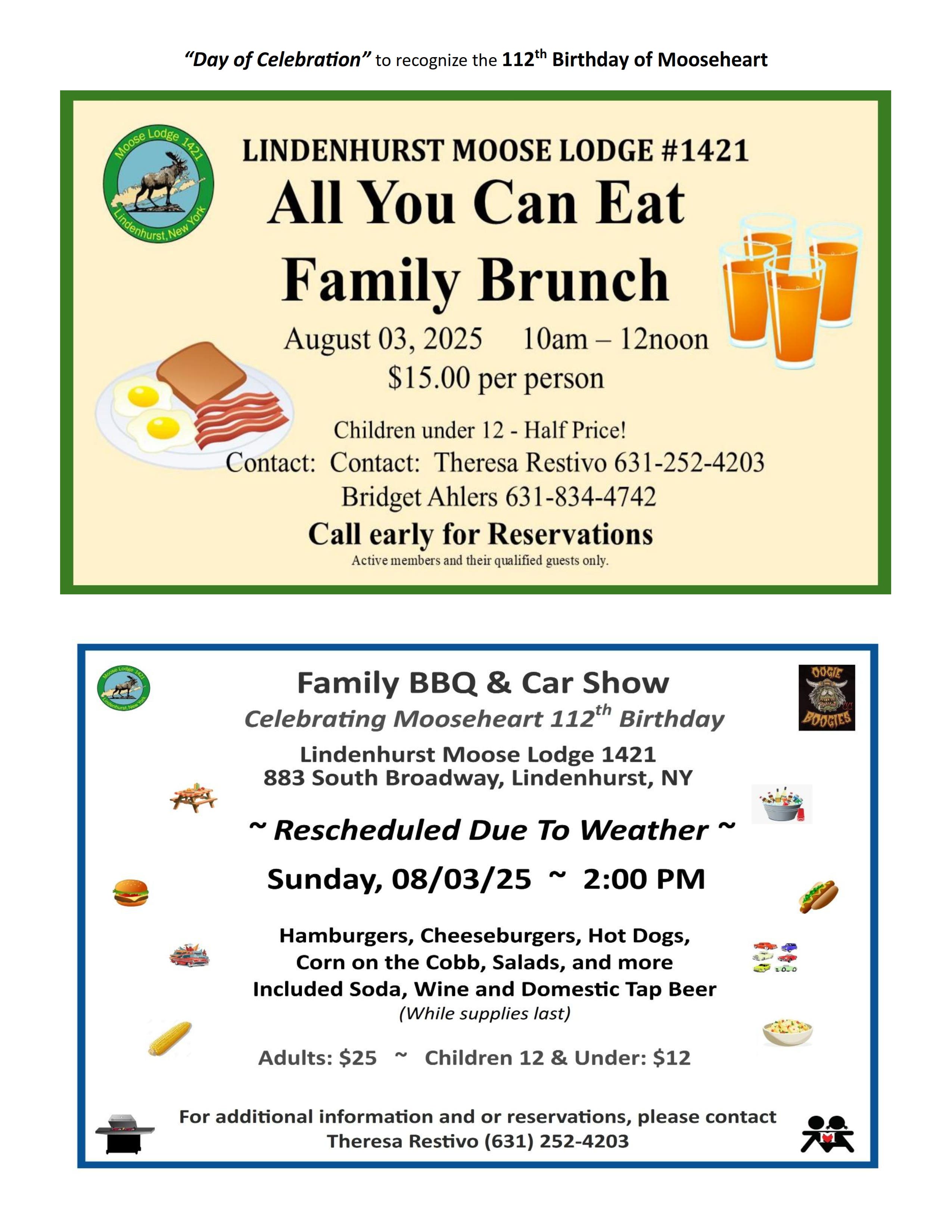 “Day of Celebration” to recognize the 112th Birthday of Mooseheart