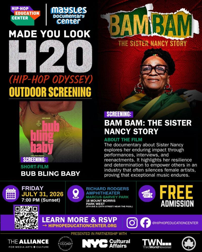 BAM BAM: The Sister Nancy Story + BUBBLING BABY