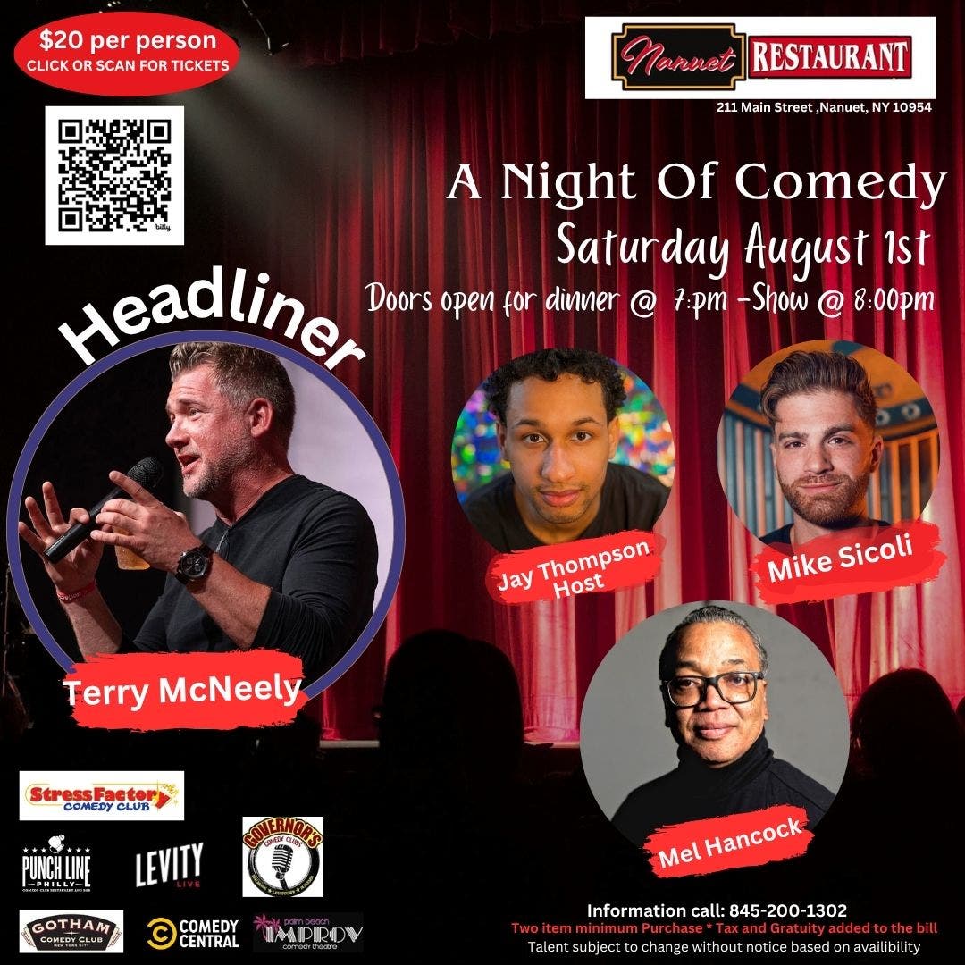 A Night Of Comedy Featuring Terry McNeely