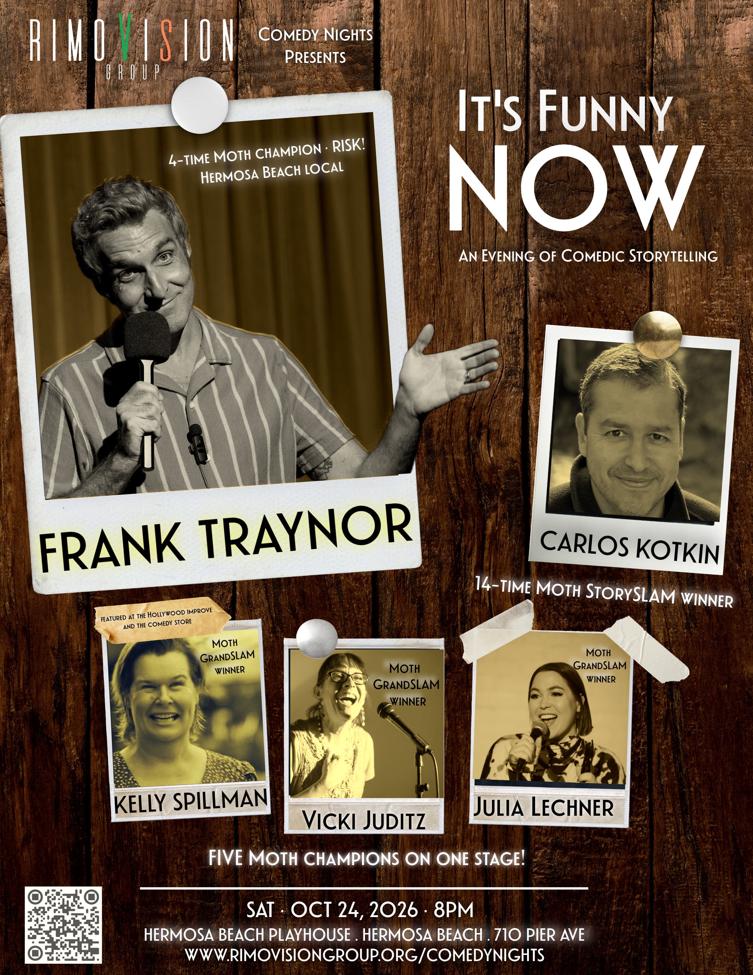 It's Funny NOW: Frank Traynor's Final Show + Five Moth Champions
