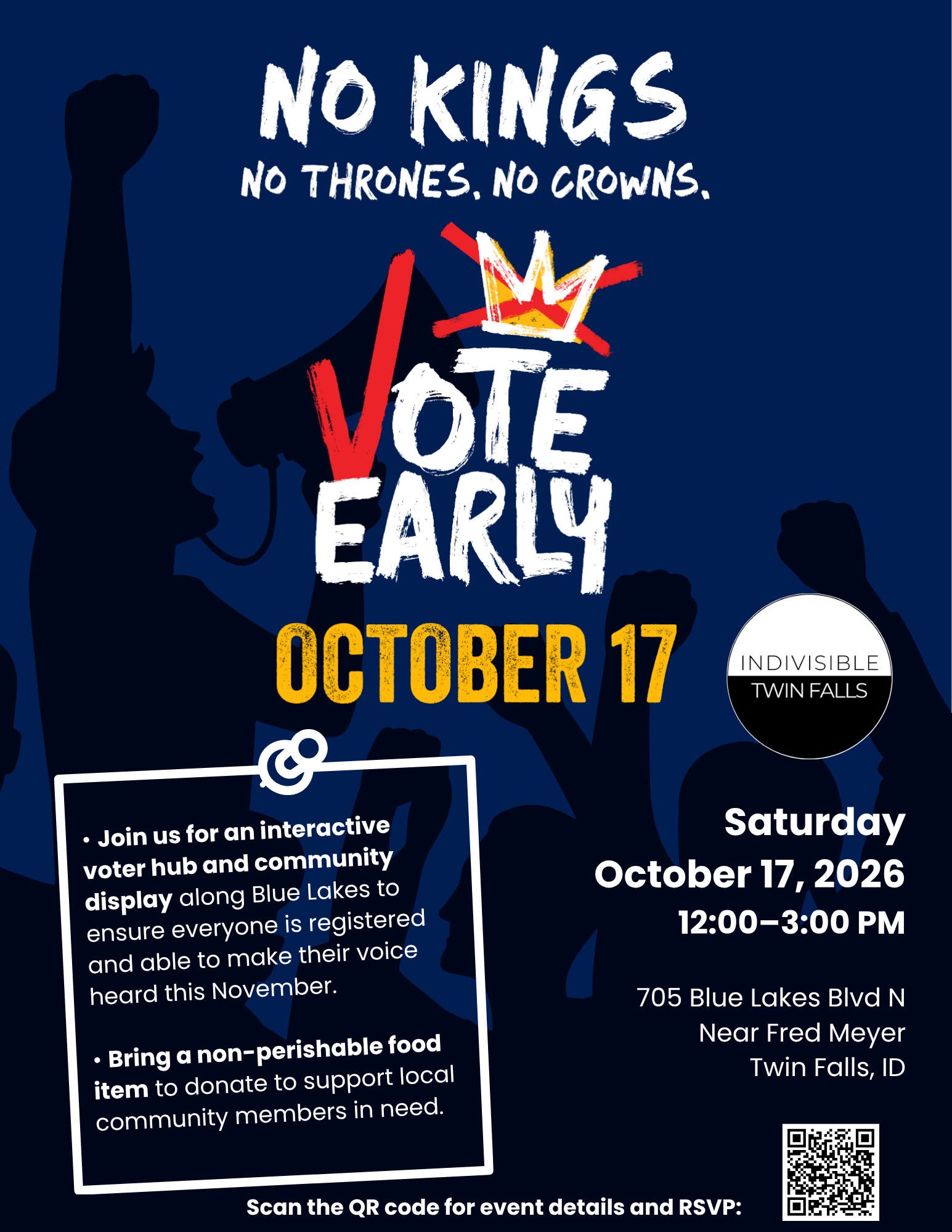 NO KINGS: VOTE EARLY Visibility Event