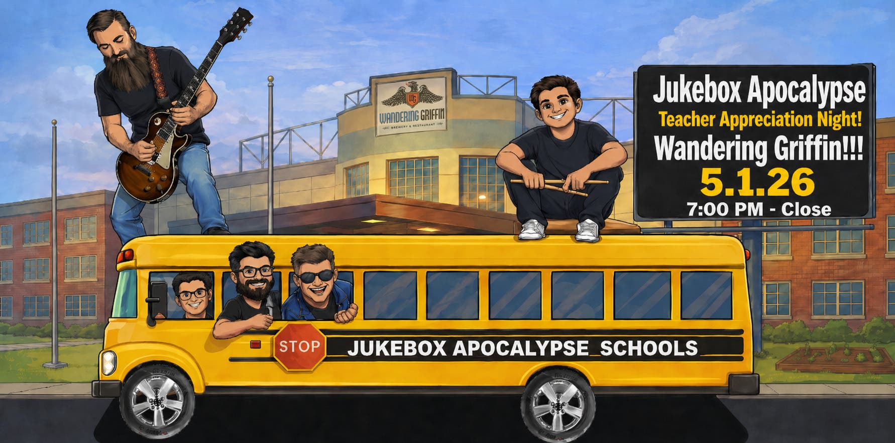 TEACHER APPRECIATION NIGHT at The WANDERING GRIFFIN RESTAURANT & BREWERY