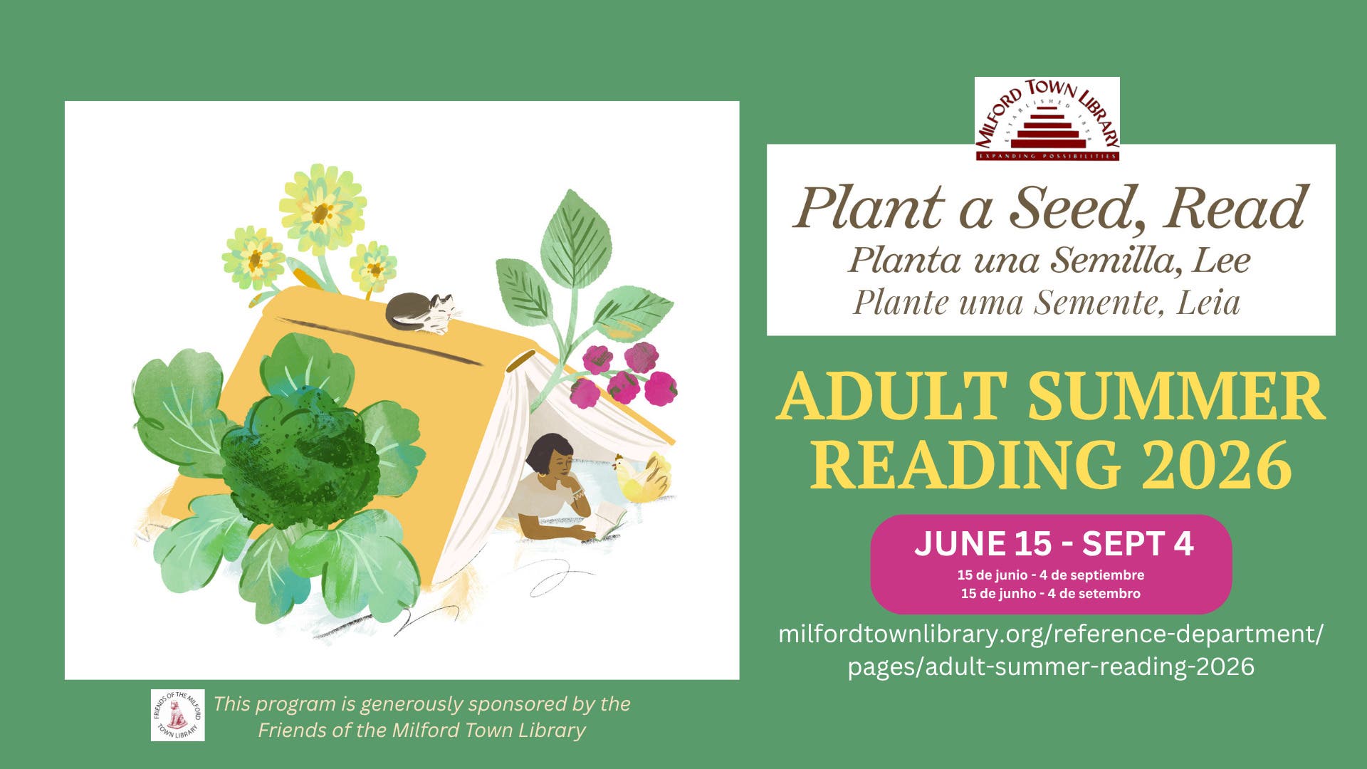 Adult Summer Reading Program 2026 Begins!