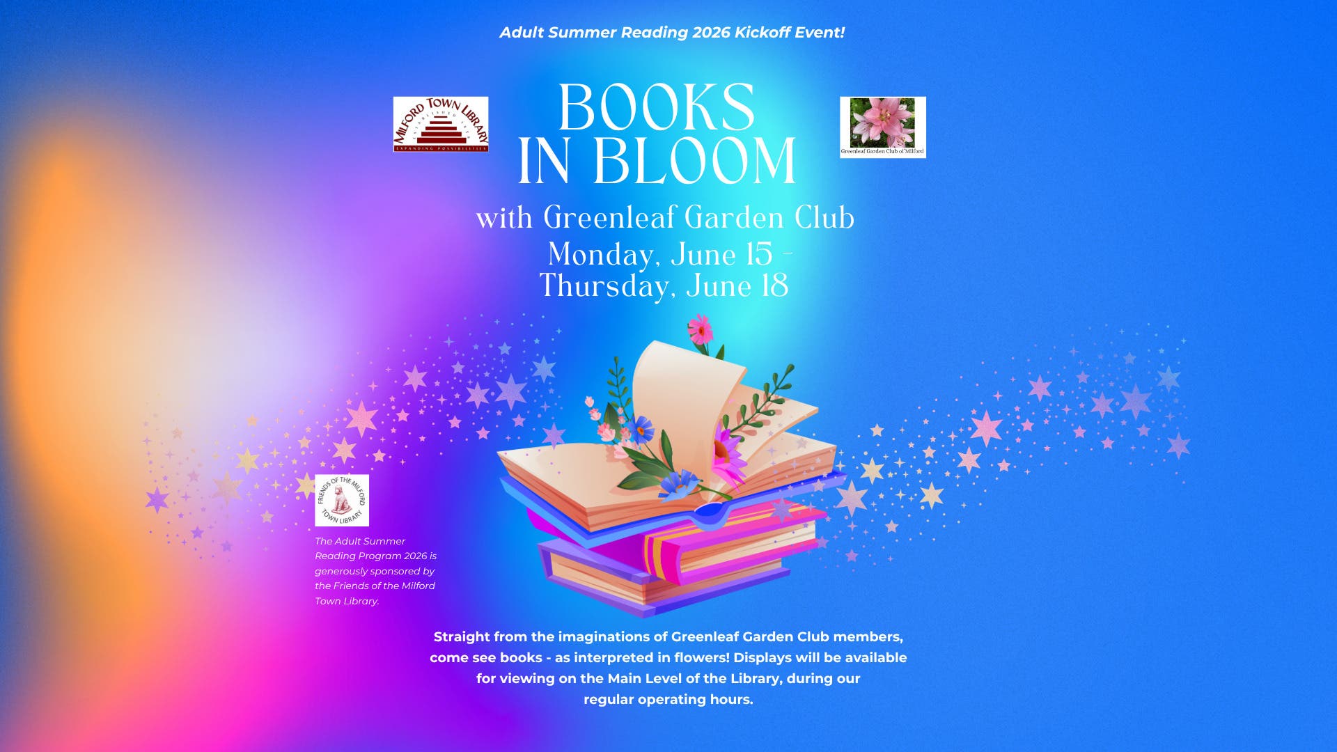 Books in Bloom with Greenleaf Garden Club