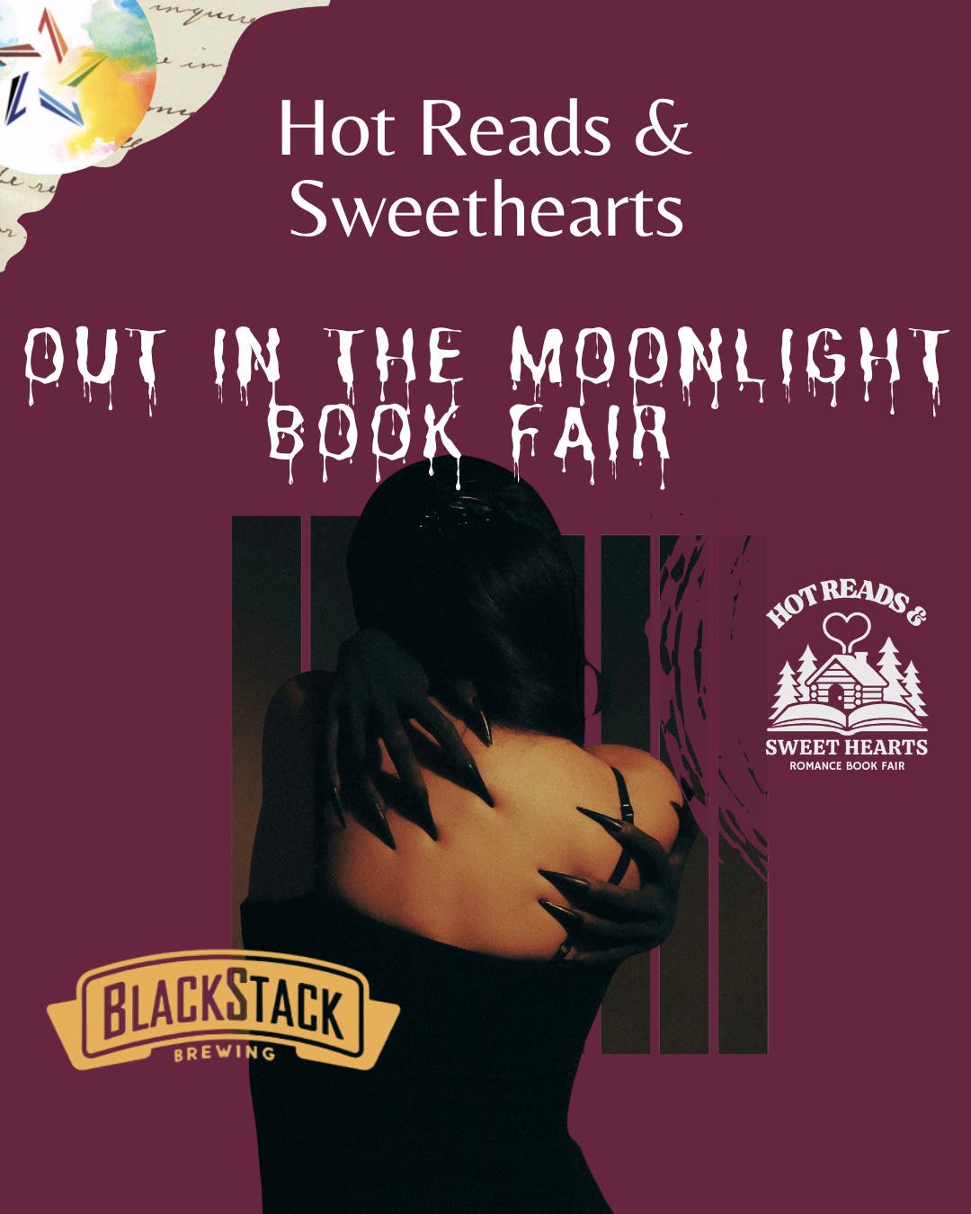 Hot Reads and Sweethearts - Out under the Moonlight