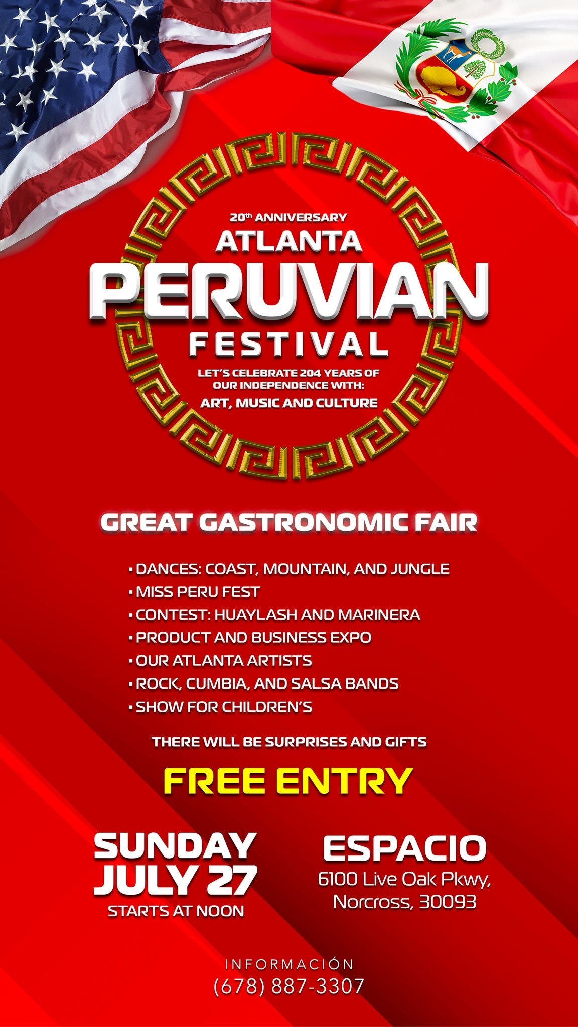 20th Atlanta Peruvian Festival