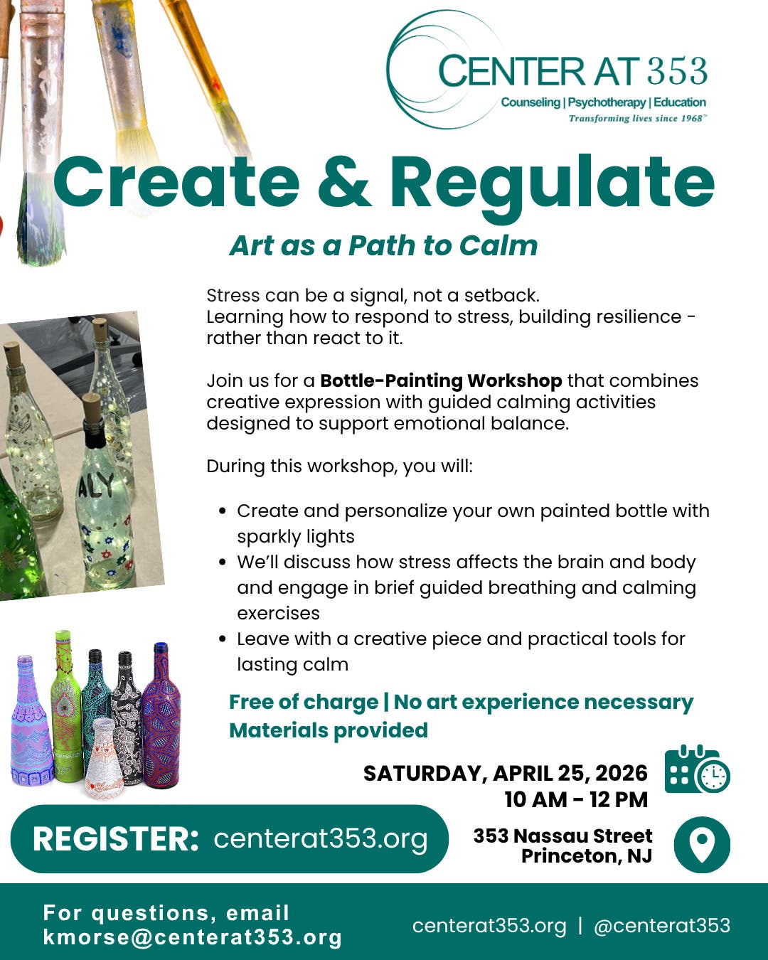 Create & Regulate: Art As A Path To Calm