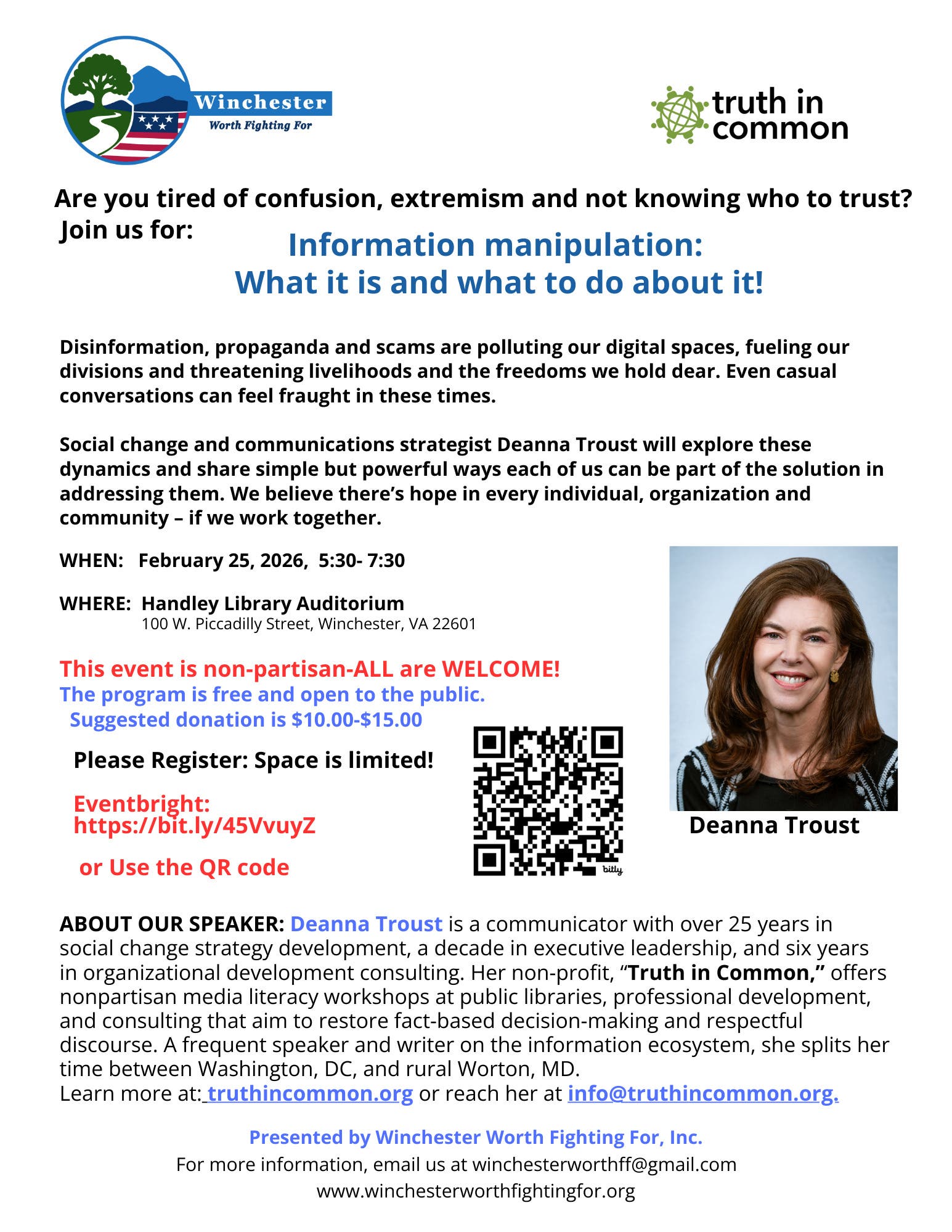 Truth in Common- Information Manipulation and What to do About It!