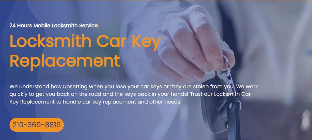 Locksmith Car Key Replacement