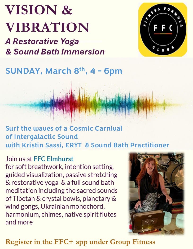 "Vision & Vibration" Restorative Yoga & Sound Bath Immersion