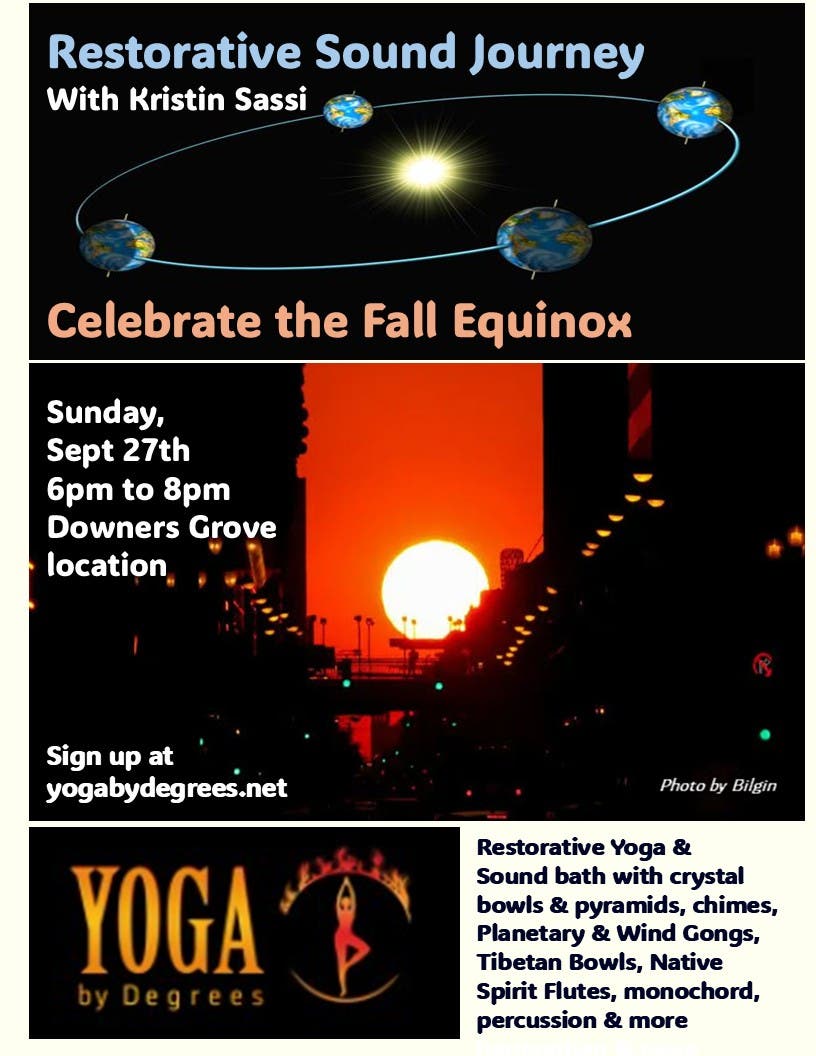 Restorative Sound Journey - Autumnal Equinox Celebration