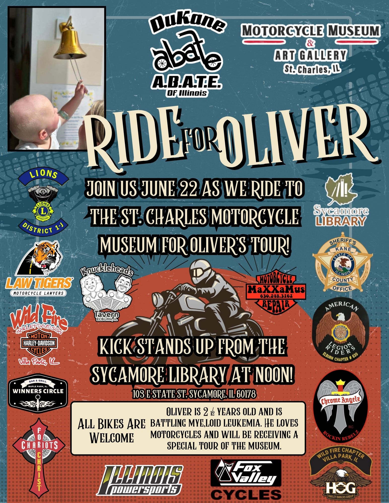Community comes together for Ride for Oliver...