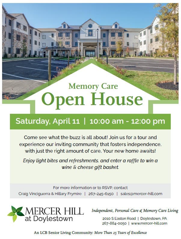 Memory Care Open House! 