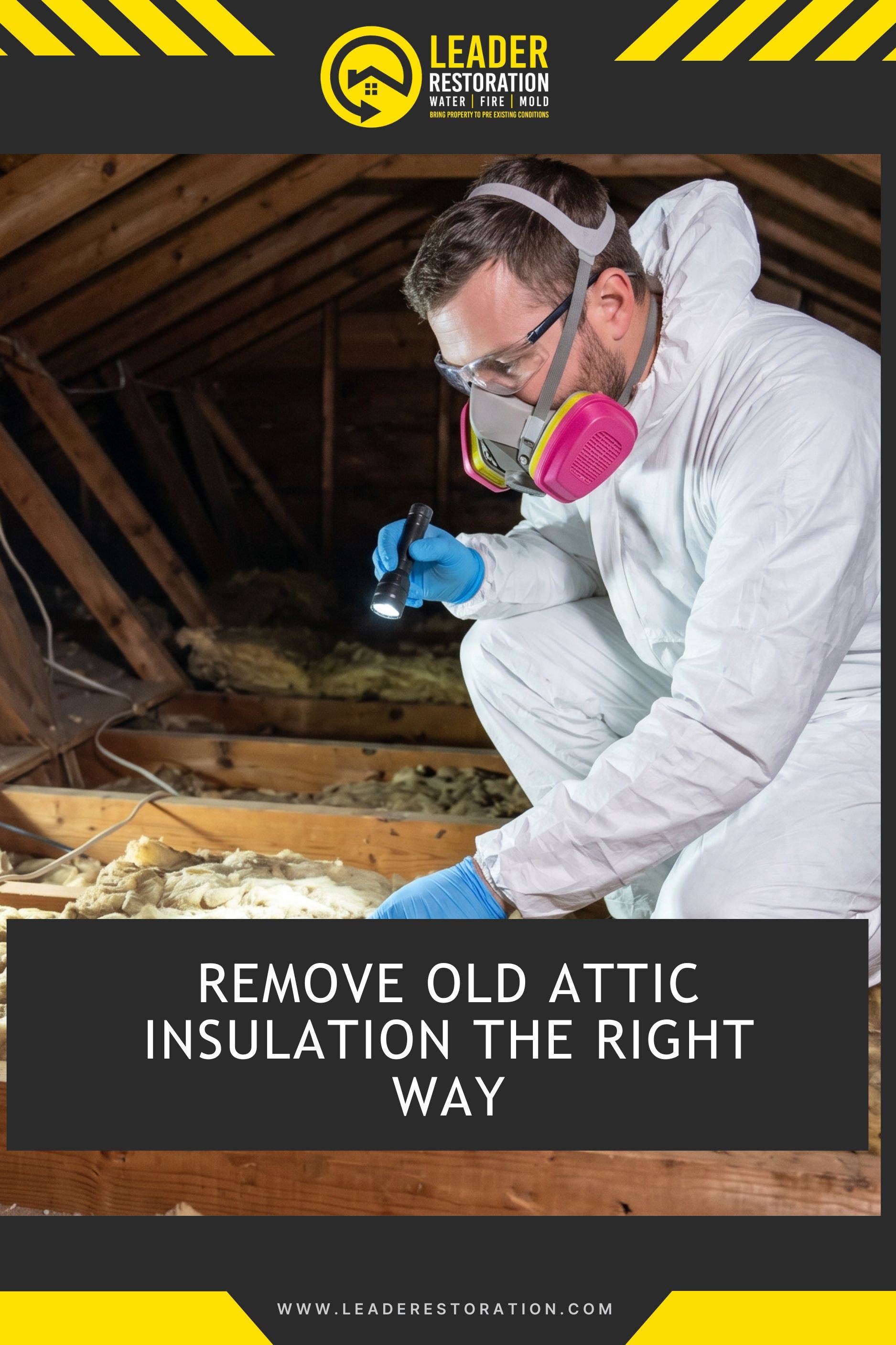 Remove Old Attic Insulation the Right Way