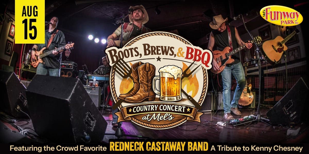 Boots, Brews, & BBQ Country Concert at Mel's Funway Park