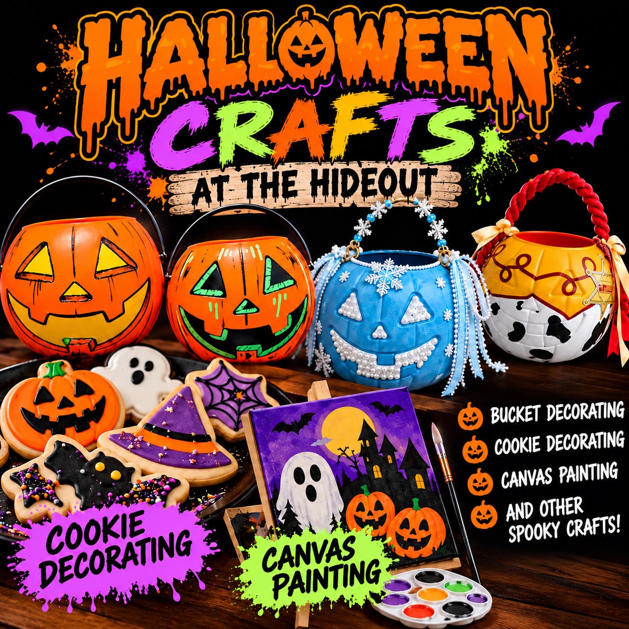 Halloween Crafts at The Hideout
