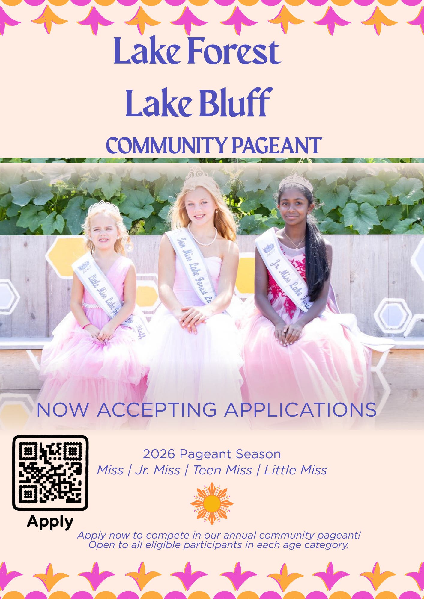 Lake Forest Lake Community Pageant 2026 taking contestants