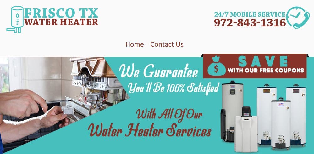 Frisco TX Water Heater