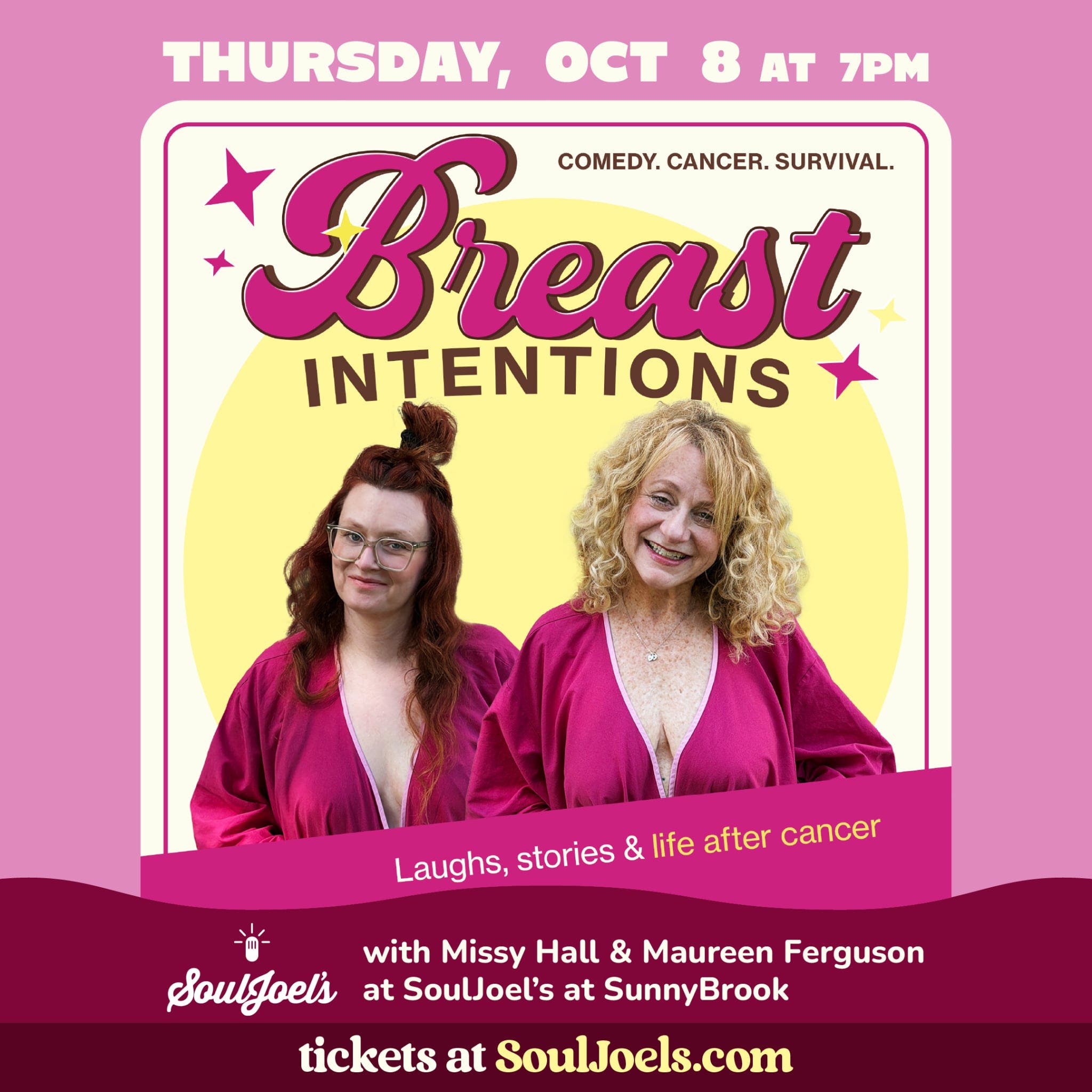 Breast Intentions | Laughs, stories & life after cancer