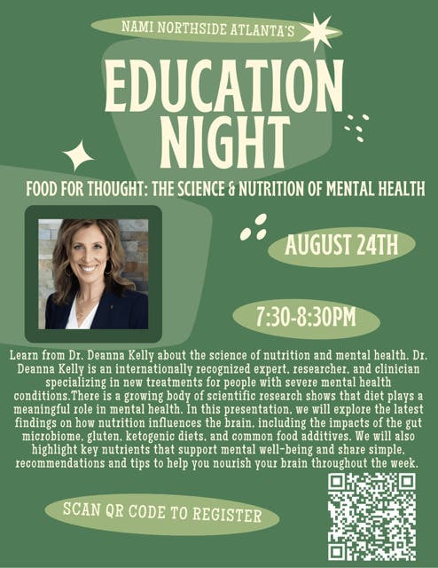 Education Night - Food For Thought: The Science & Nutrition Of Mental Health
