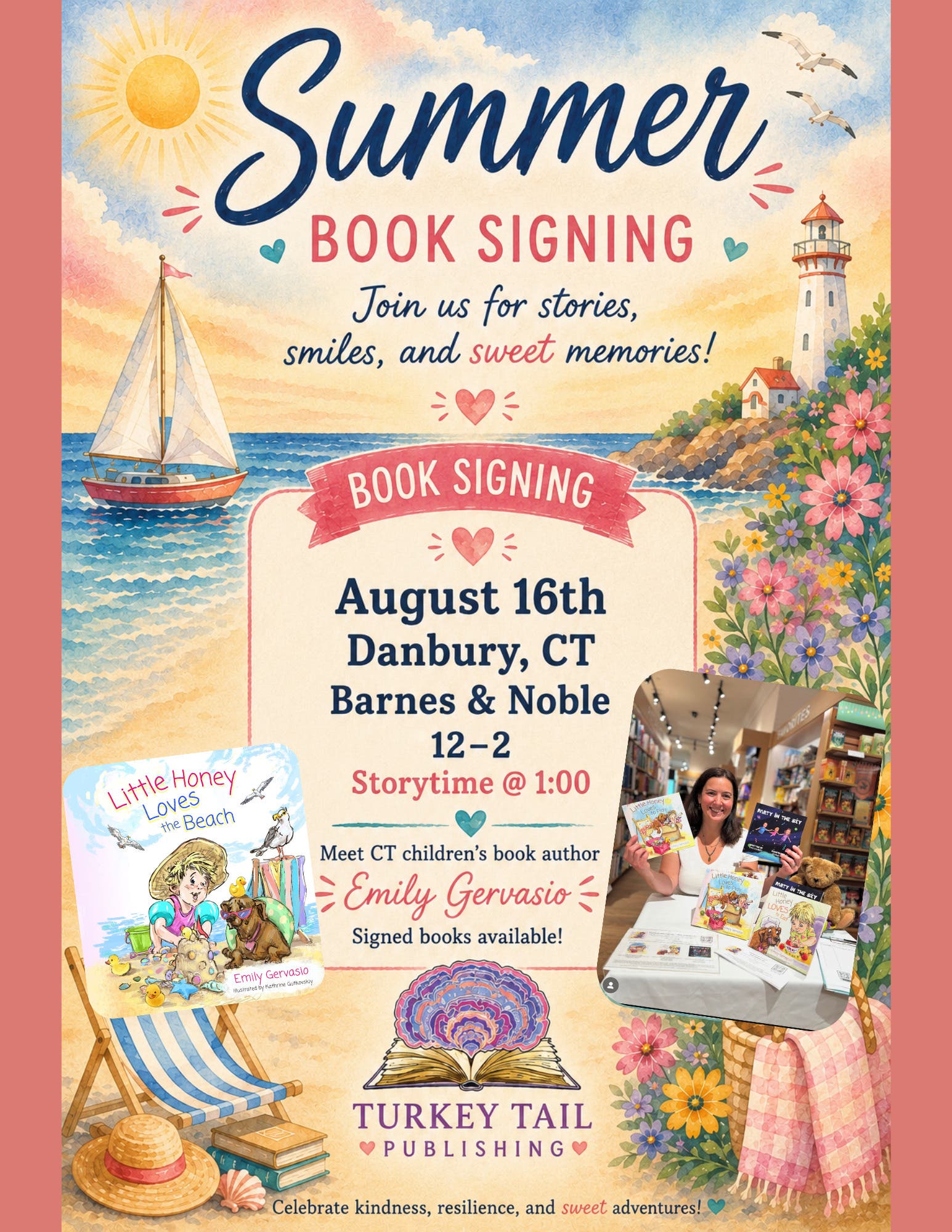 Storytime & Signing: Meet Local Children's Book Author, Emily Gervasio
