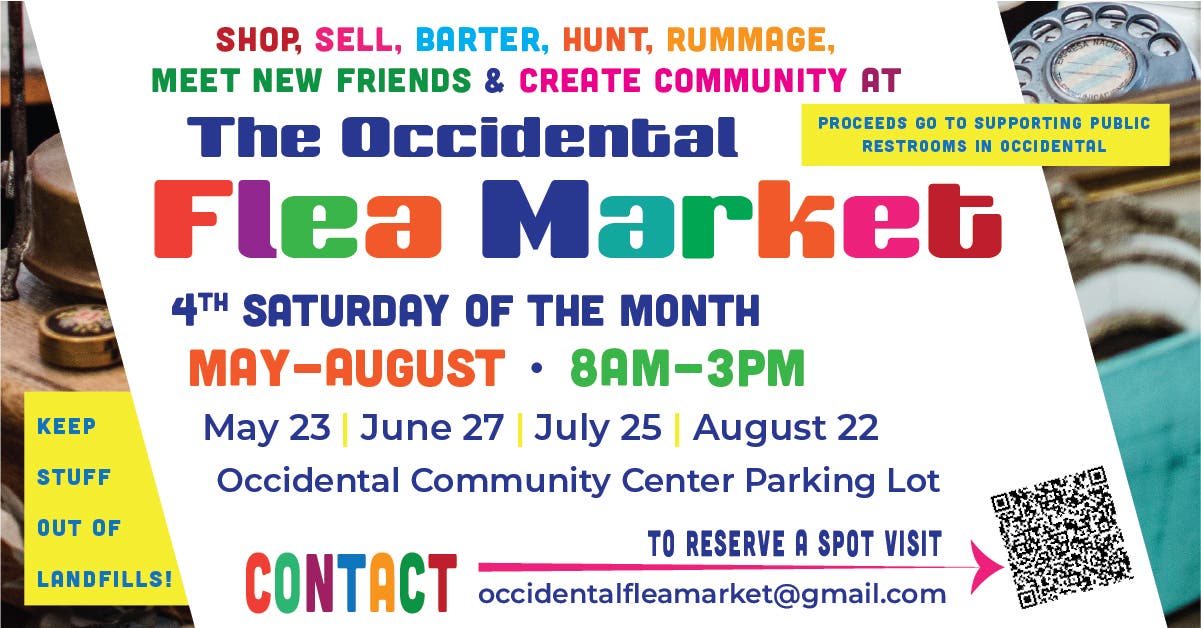 Occidental Flea Market / 4th Saturdays May-August