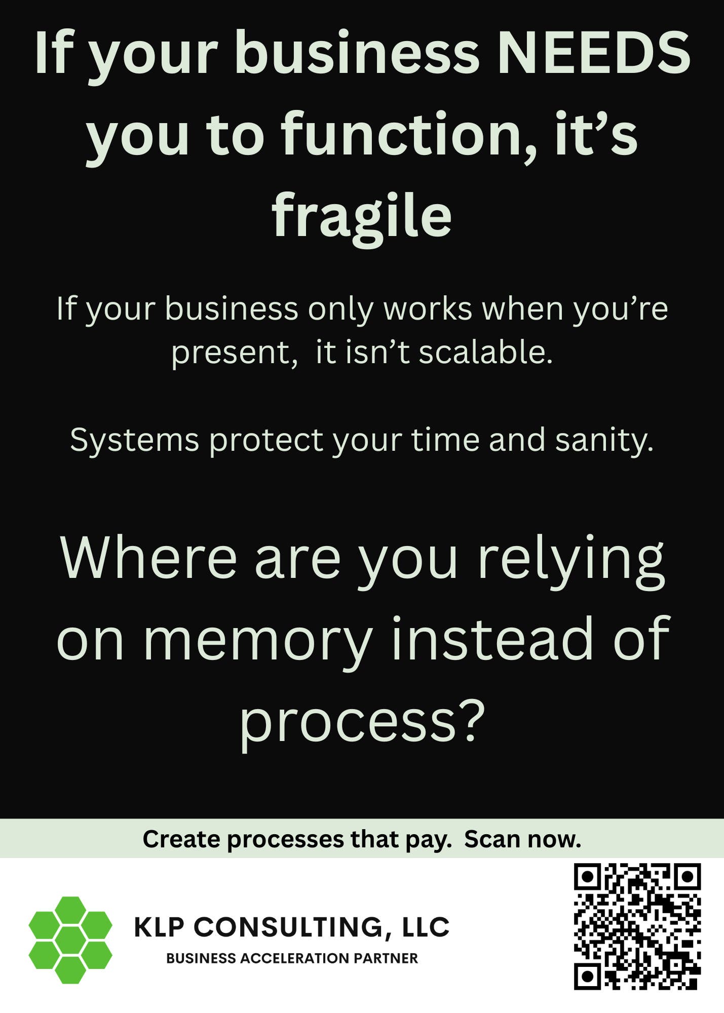 One word to consider, fragile