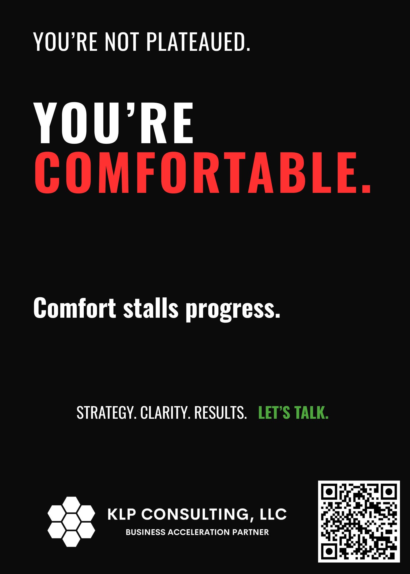 Don't let plateaued be your business