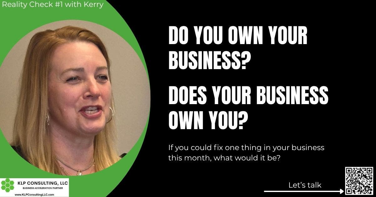 Signs your business owns you