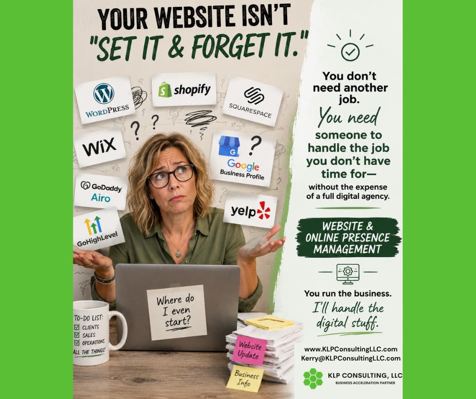 Now offering Website / Online Presence Management