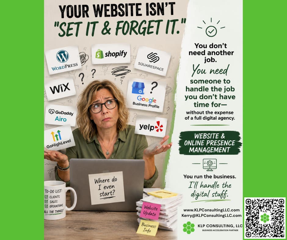 Now offering Website / Online Presence Management