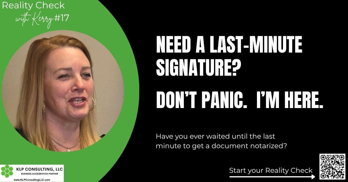 Life happens. Documents don't always wait.